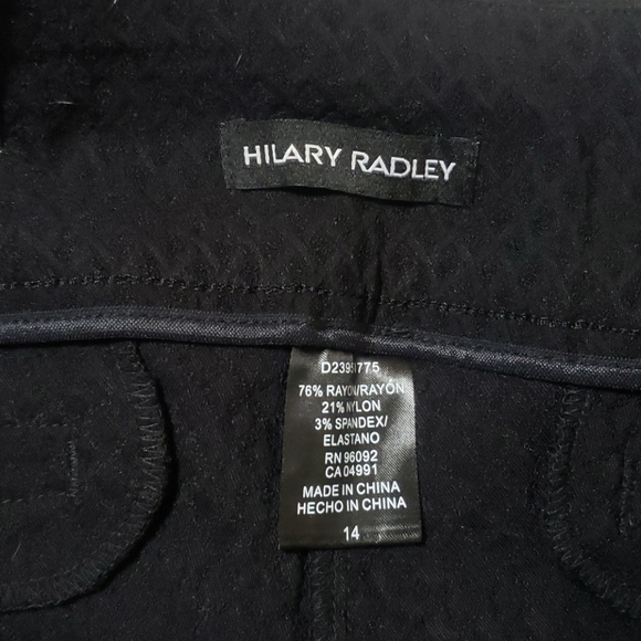 NWT Plus Size 14 Hilary Radley Slim fit Pants - Picture 5 of 5